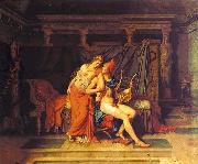 Jacques-Louis David Paris and Helen Sweden oil painting reproduction